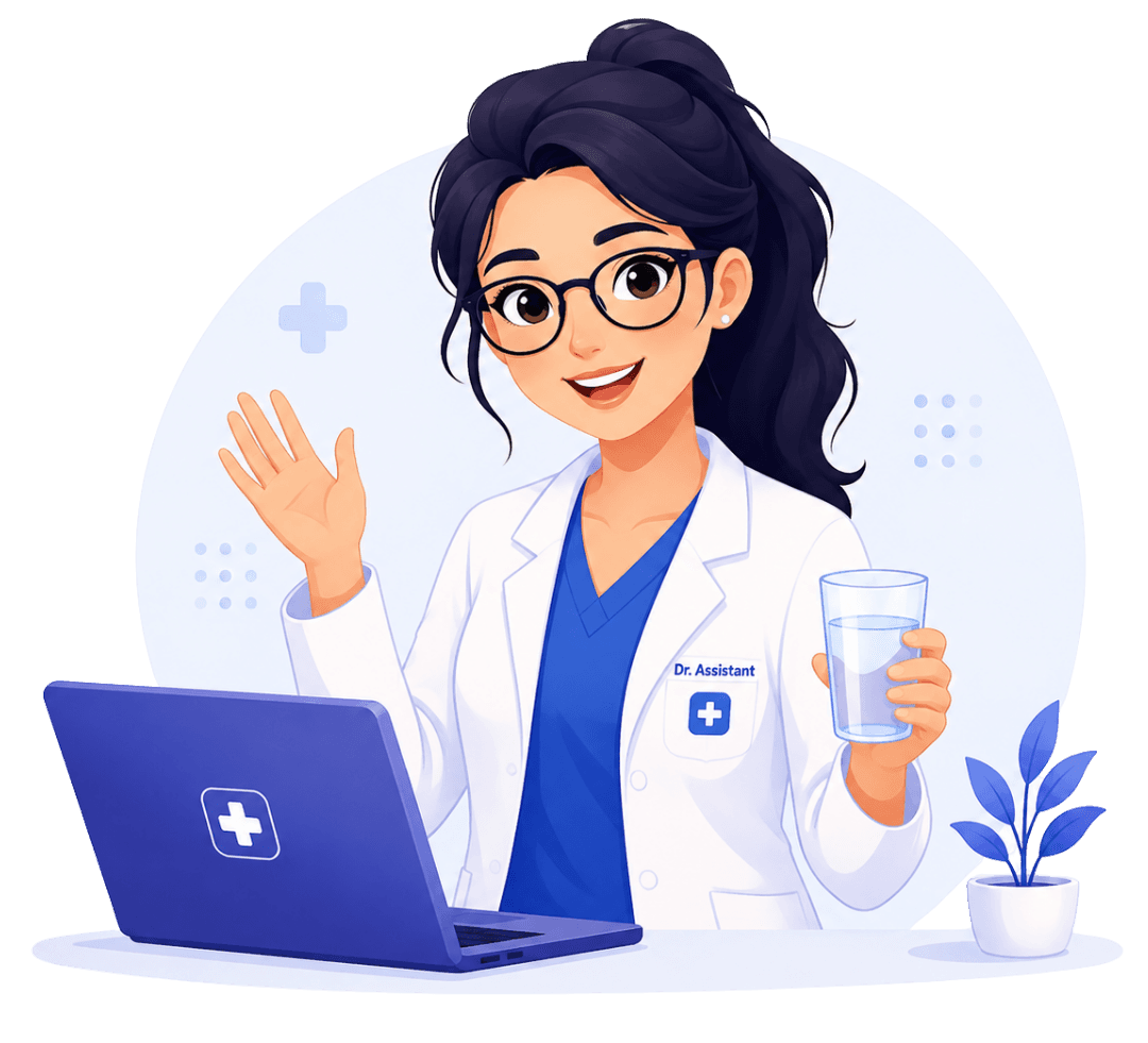 Doctor OPD Clinic Management Illustration